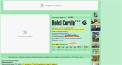 Desktop Screenshot of corvinhotel.hu