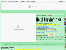Tablet Screenshot of corvinhotel.hu